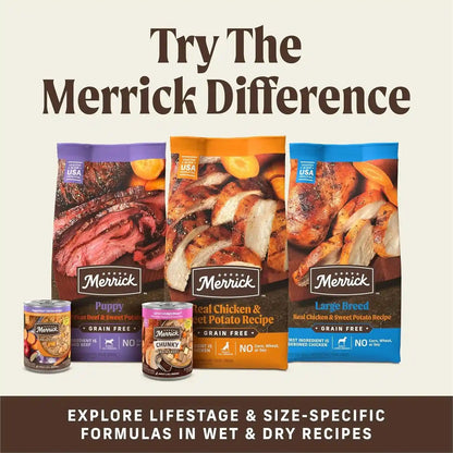 Merrick Power Bites Natural Soft and Chewy Real Meat Dog Treats, Grain Free Snack with Real Beef Recipe - 6 Oz. Bag8