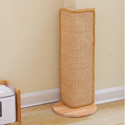 SHENGOCASE 2-Pack 24.5" Tall No Drilling Wall Sofa Couch Corner Cat Sisal Scratcher,Scratching Post,Replaceable Sisal Scratch Pad Mat, Couch Protector7