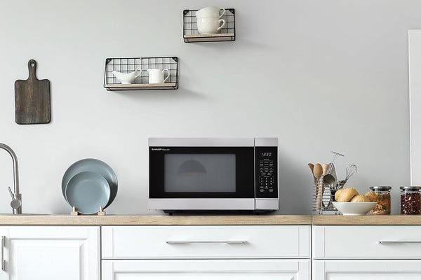 SMC1662KS 1.6 Cu. Ft. 1100W Stainless Steel Countertop Microwave Oven | 1100 Watt, Removable 13.6" Carousel Turntable7