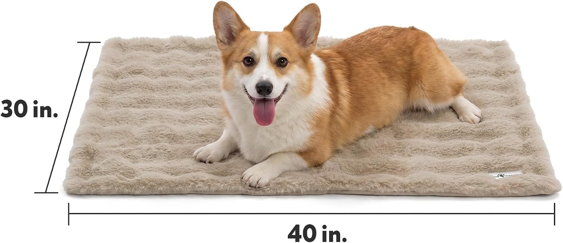 paw-inspired-waterproof-dog-blanket-40x30-inch-size-beige-soft-faux-fur-throw-fur-resistant-fleece-washable-pet-blanket-waterproof-protection-for-couch-bed-furniture-crate-car
