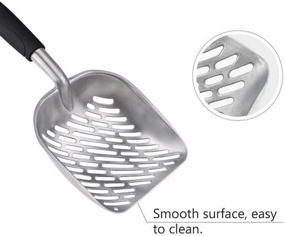 Prónoia Strong Cat Litter Scoop with Reinforced Comfort Handle Metal Poop Sifter Pet Shovel Sifting6