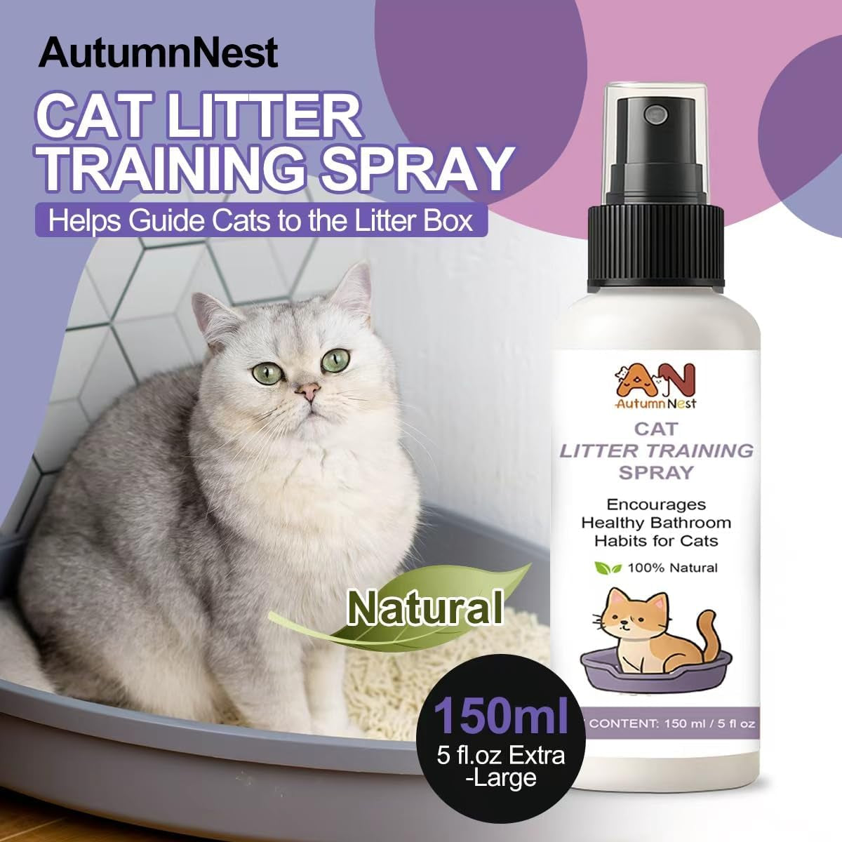 cat-litter-training-spray-150ml-natural-attractant-for-cats-kittens-helps-guide-proper-litter-box-use-indoor-toilet-training-aid
