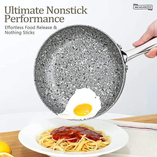 Stone Cookware Set 10 Piece, Ultra Nonstick Pots and Pans Set with Stone-Derived Coating, Kitchen Cookware Sets, Stone Cookware Sets, Granite Pots and Pans - 10 Piece2