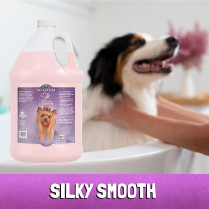 Bio-Groom Silk Creme Rinse Dog & Puppy Conditioner - Hair Detangler for Dogs, Moisturizes Skin & Coat, Removes Tangles & Frizz, Made in USA - 1 Gallon3