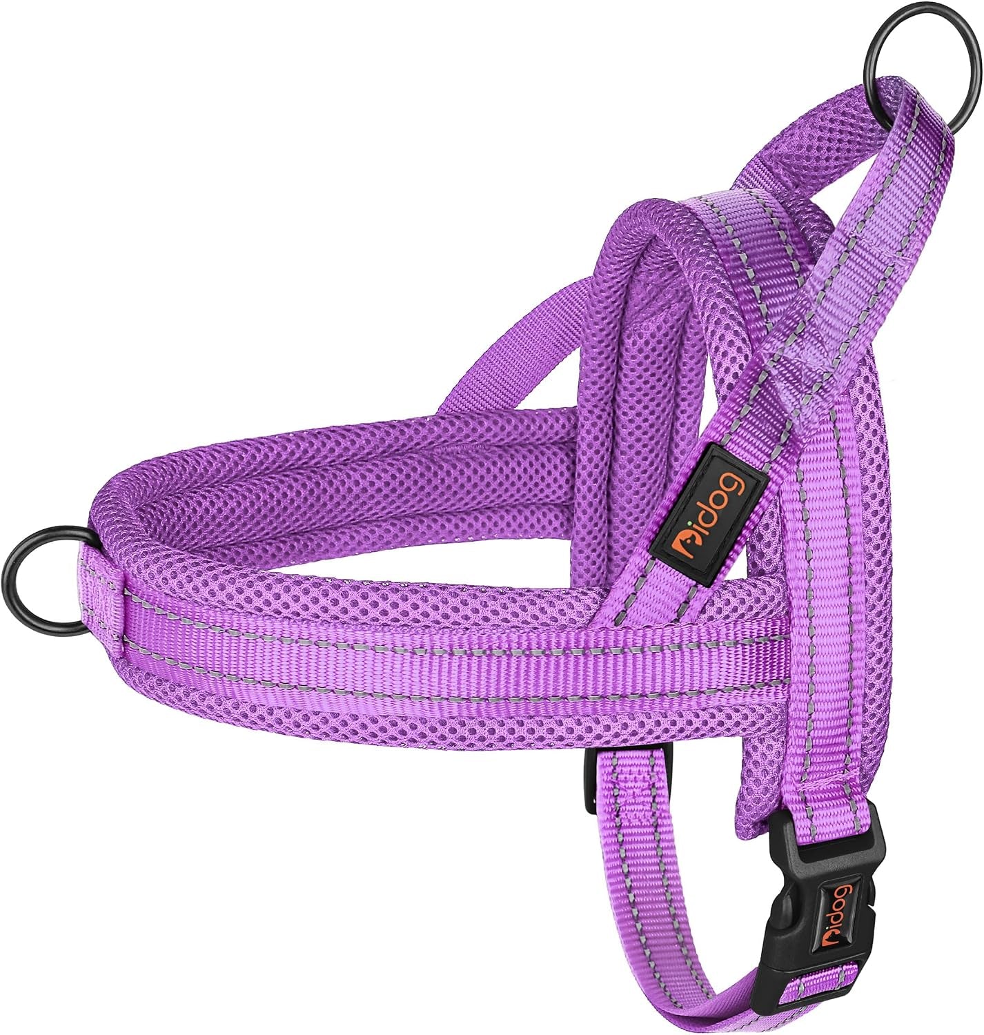 didog-no-pull-dog-harness-for-small-dogs-breathable-mesh-padded-hot-pink-s-quick-fit-easy-on-and-off-lightweight-reflective-vest-harness-for-night-safty-easy-for-walking-and-training-chest-18-22