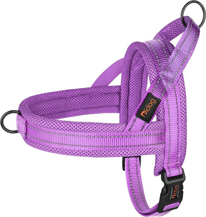 Didog No Pull Dog Harness for Small Dogs, Breathable Mesh Padded,Hot Pink,S | Quick Fit, Easy on and Off, Lightweight, Reflective Vest Harness for Night Safty, Easy for Walking and Training, Chest 18-22"10
