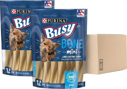 Purina Busy Made in USA Facilities Small Breed Dog Bones, Mini - 20 Ct. Pouch14