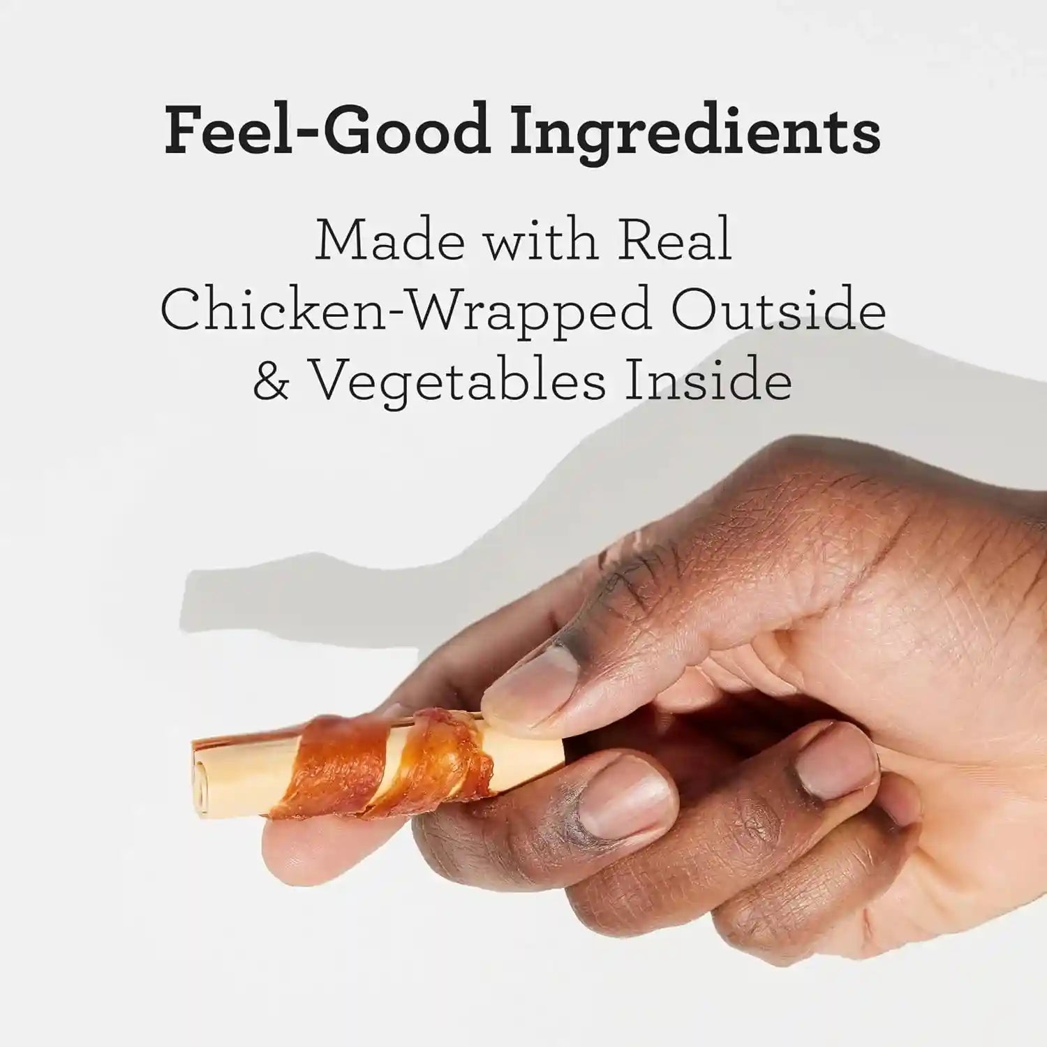 dreambone-chicken-wrapped-mini-stick-dog-treats-daily-rawhide-free-chew-digests-safely-and-completely-with-real-protein-chicken-and-veggies-15-count