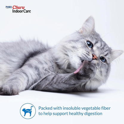 INABA Churu for Cats, Functional, Creamy Lickable Purée Cat Treat for Indoor Care and Hairball Control, 0.5 Ounces Each, 24 Tubes (4 per Pack), 2 Flavor Tuna and Chicken Variety Pack4