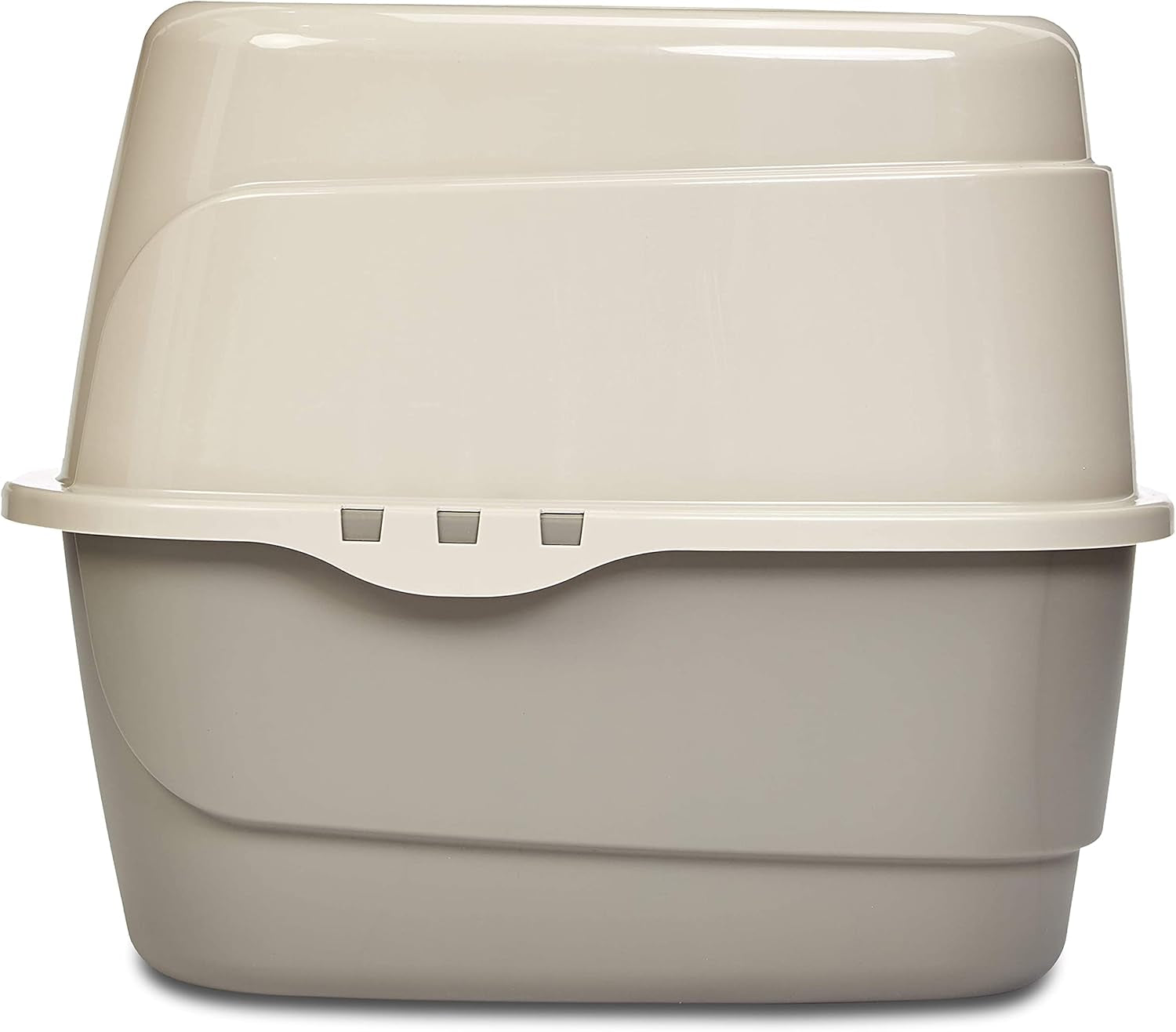 amazon-basics-cat-litter-box-with-lid-no-mess-spacious-enclosed-design-with-odor-control-easy-access-stain-resistant-26-x-23-x-20-charcoal