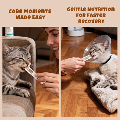 Havira Healthy Lickable Creamy Cat Treats Urinary Help – Chicken & Salmon Flavor Squeeze Treats with Cranberry & Dl-Methionine, Functional Snacks with Real Shredded Chicken, Grain Free5