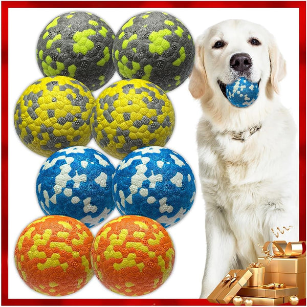 Mankoda Dog Balls, 3" Indestructible Tennis Balls for Aggressive Chewers | Floating Fetch Toys, Durable ETPU Rubber, Bouncing & Lightweight, Interactive Chewing Safe for Medium Large Dogs - 3 Pack12