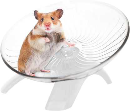 Hamster Wheel, Hermit Crab Climbing Toys Silent Exercise Running Wheel, 13Cm Small Animal Exercise Wheels Hermit Crabs Wheel for Hamsters, Gerbils, Mice or Other Small Animals1