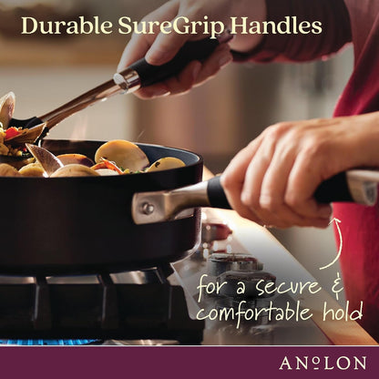 Advanced Home Hard Anodized 11-Piece Cookware Set6