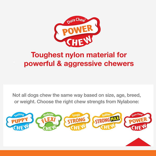 Nylabone Power Chew Comfort Hold X Bone Dog Chew Toy, Beef Flavor, Small | Small Breeds, Durable Dog Toys for Dogs up to 25 Lbs, Teeth-Cleaning Textures, Discourages Destructive Chewing, Long Lasting4