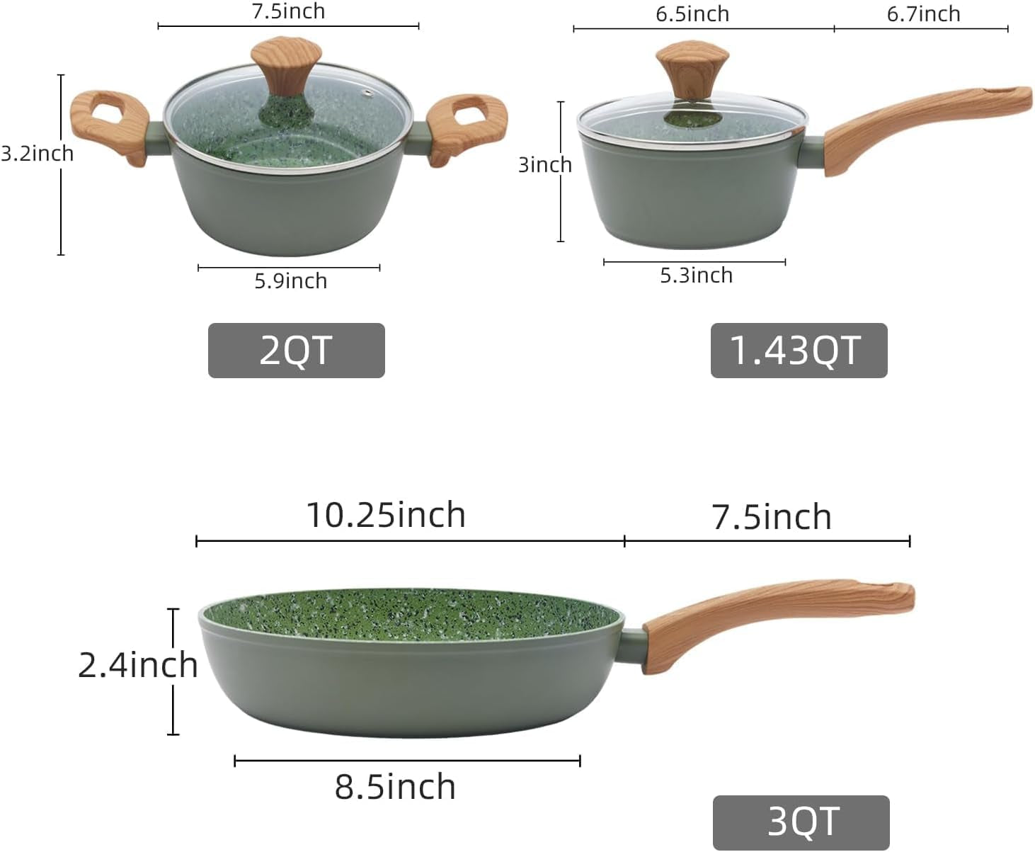3-piece-nonstick-set-10-25-pan-1-4-2-2qt-pot-pfas-free-green