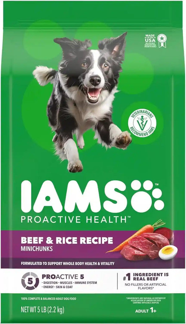 IAMS Proactive Health Adult Minichunks Dry Dog Food, Chicken, 30 Lb | Real Chicken #1 Ingredient, No Fillers, Natural Fiber & Prebiotics, Omega-6 Fatty Acids, Antioxidants for Immune Support19