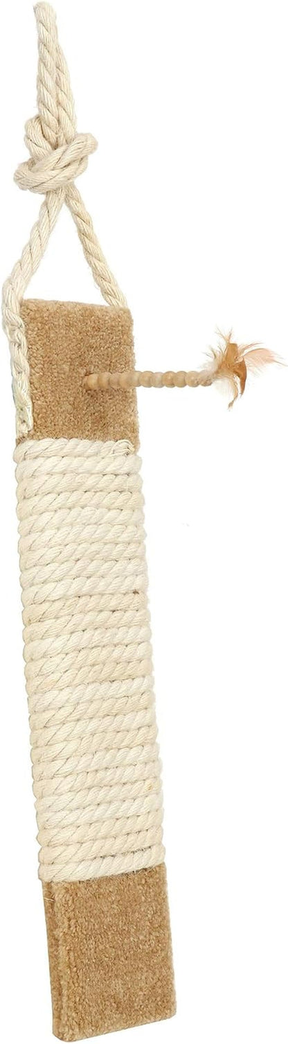 Ware Manufacturing Carpeted Kitty Scratch Surface Door Hanger Post, 19"2