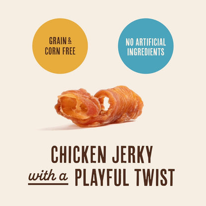 Waggin' Train Chicken Jerky Curls Dog Treats, Made with 100% Real Chicken Breasts, Only Two All-Natural Ingredients, Great High Protein Dog Treat, Easily Digestible for Big or Small Dogs, 16 Oz. Pouch6