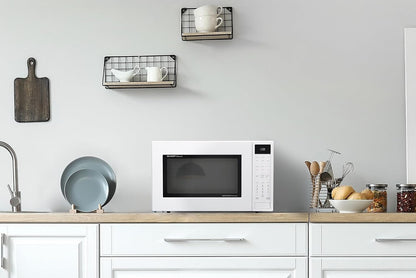 SMC1585KW Convection Countertop Microwave Oven with Removeable 15.4" Carousel Turntable, 1.5 Cubic Feet, 900 Watt, Sensor Cooking, White | 1.5 Cubic Feet, 900 Watt, Removeable 15.4" Carousel Turntable, Sensor Cooking10