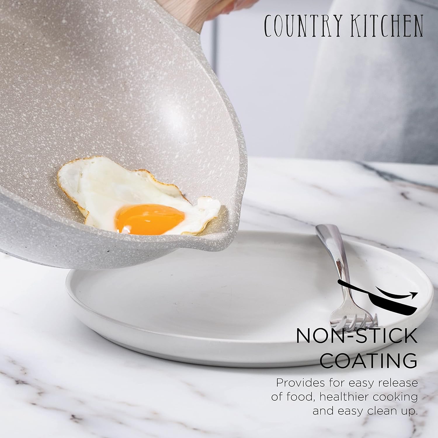 non-stick-cast-aluminum-cookware-set-durable-kitchen-cookware-for-everyday-cooking-speckled-cream-8-pc