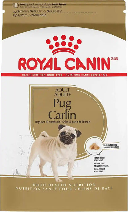 ROYAL CANIN Breed Health Nutrition Pug Adult Dry Dog Food, 10 Lb Bag15