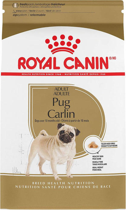 ROYAL CANIN Breed Health Nutrition Pug Adult Dry Dog Food, 10 Lb Bag15