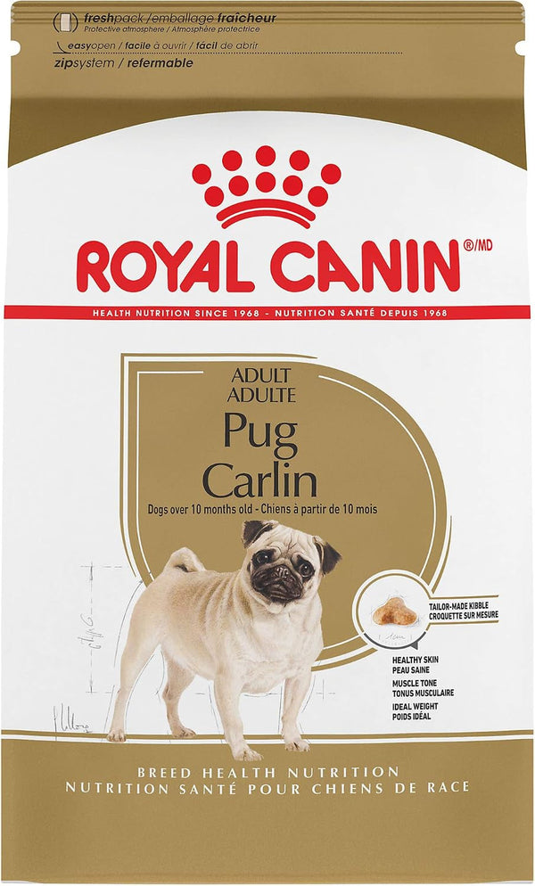 ROYAL CANIN Breed Health Nutrition Pug Adult Dry Dog Food, 10 Lb Bag15
