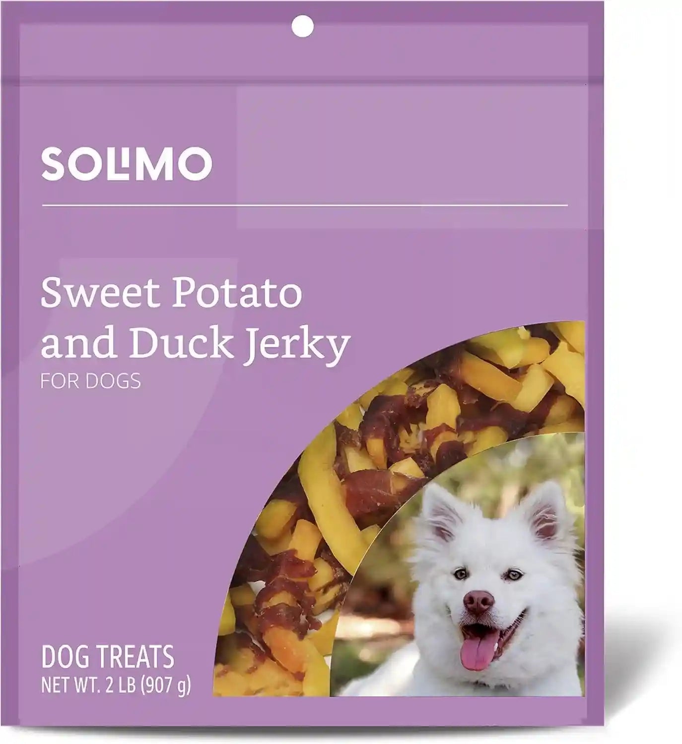 amazon-brand-solimo-duck-jerky-dog-treats-2-pounds
