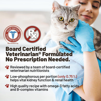 Dave'S Pet Food Renal Cat Treats for Cat Kidney Support, (NEW Recipe!) Semi-Moist Healthy Treats with Kidney Support for Cats, Made in USA (2 Pack)2