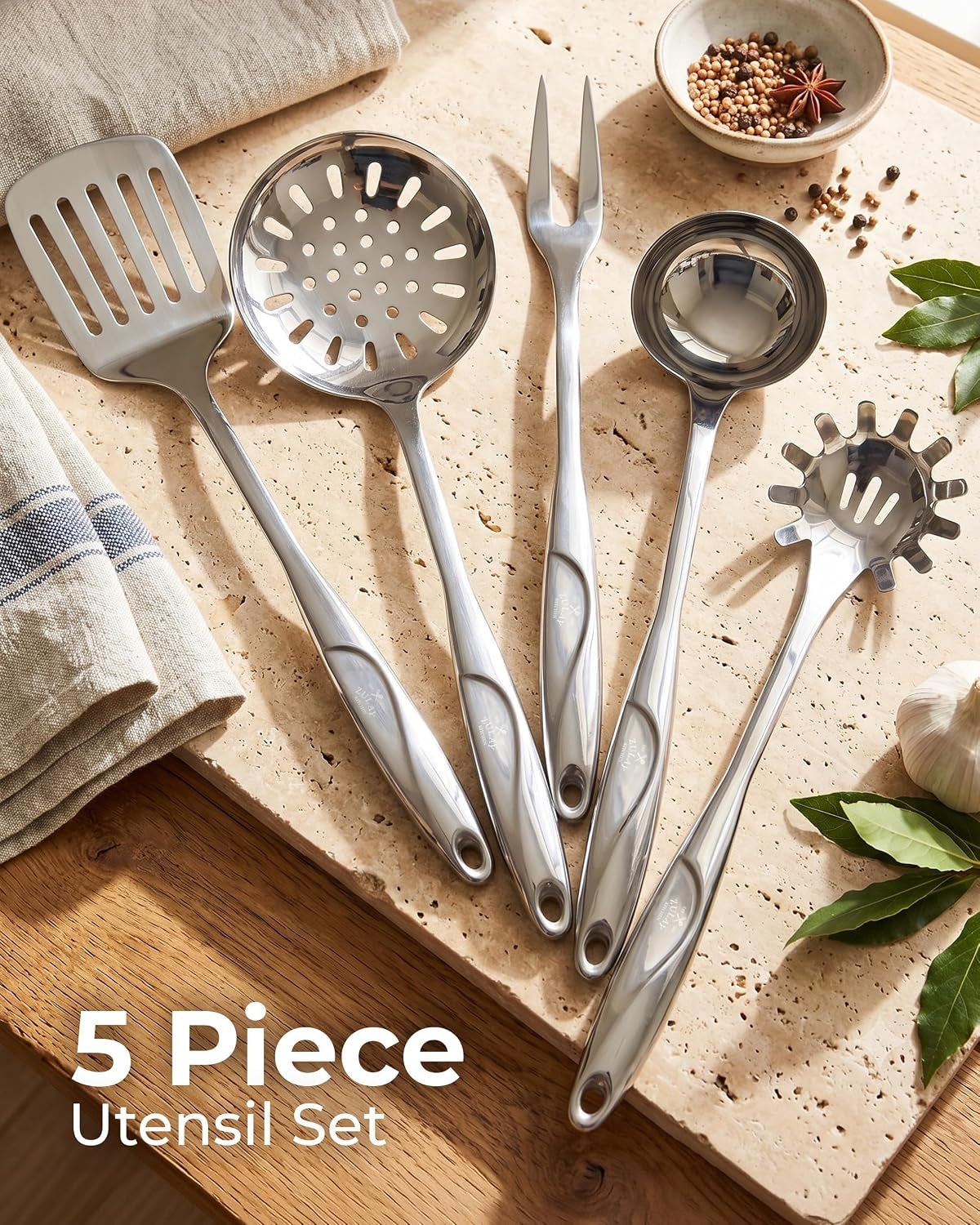 stainless-steel-5-piece-cooking-utensil-set-stainless-steel-kitchen-utensil-durable-kitchen-gadgets-metal-kitchen-accessories-easy-to-clean-tools-5-piece-set