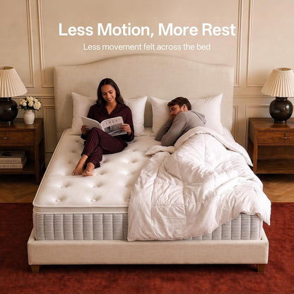 Twin Mattress, 10 Inch Springs Matress, Bed in a Box, Soft and Breathable, Pressure Relief & Motion Isolation, Medium Firm Feel8