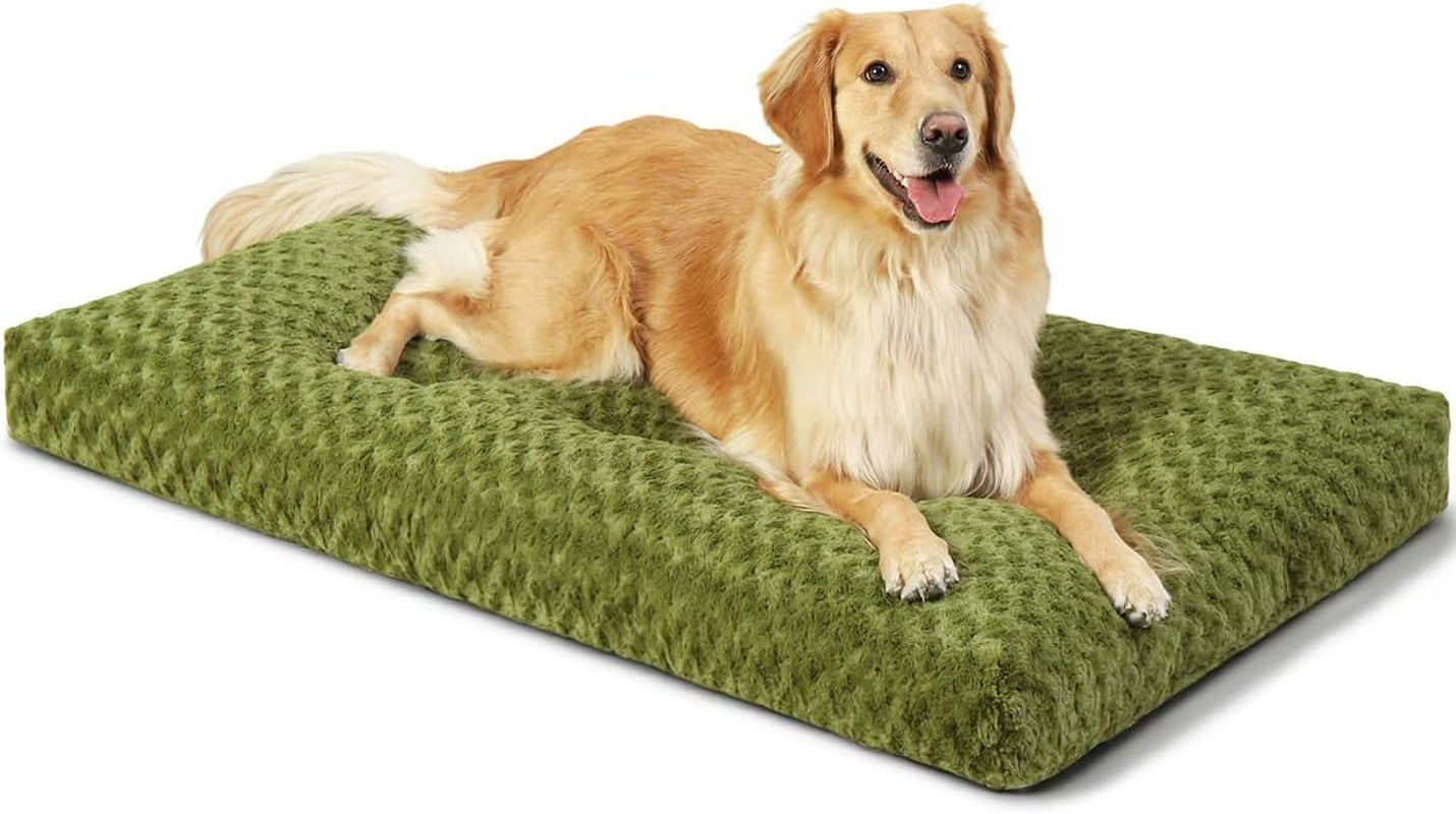 ksiia-washable-dog-bed-deluxe-plush-dog-crate-beds-comfy-kennel-pad-anti-slip-pet-sleeping-mat-for-large-jumbo-medium-small-dogs-breeds-35-x-23-gray