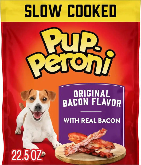 Pup-Peroni Dog Treats, Original Bacon Flavor, 22.5 Ounce, Made with Real Bacon1