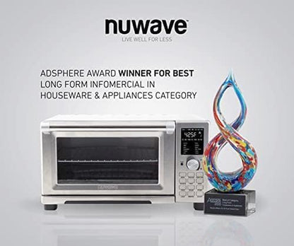 Bravo Air Fryer Toaster Smart Oven, 12-In-1 Countertop Convection | 30-QT XL Capacity, 50°-500°F Temperature Controls, Top and Bottom Heater Adjustments 0%-100%, Brushed Stainless Steel Look8