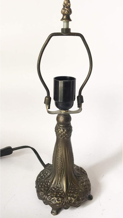 HMJ8033 Metal Base with Diameter 8 Inch Table Lamp Glass Lampshade1