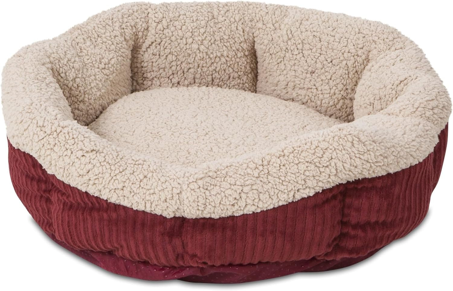 petmate-aspen-pet-self-warming-round-bed-19-5-inches-barn-red-and-cream-reflects-body-heat-back-no-electricity-needed-cushioned-surface-cozy-resting-spot-for-cats-and-small-dogs-indoors-today