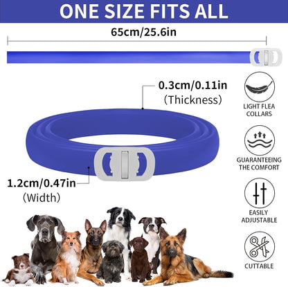 YOTANGO Flea Collar for Dogs, Dog Flea and Tick Collar, 4 Pack, 32 Months | Waterproof, Adjustable, and Lightweight for Dogs and Puppies. Four Collars Offer 32 Months and Start within 24 Hours.7