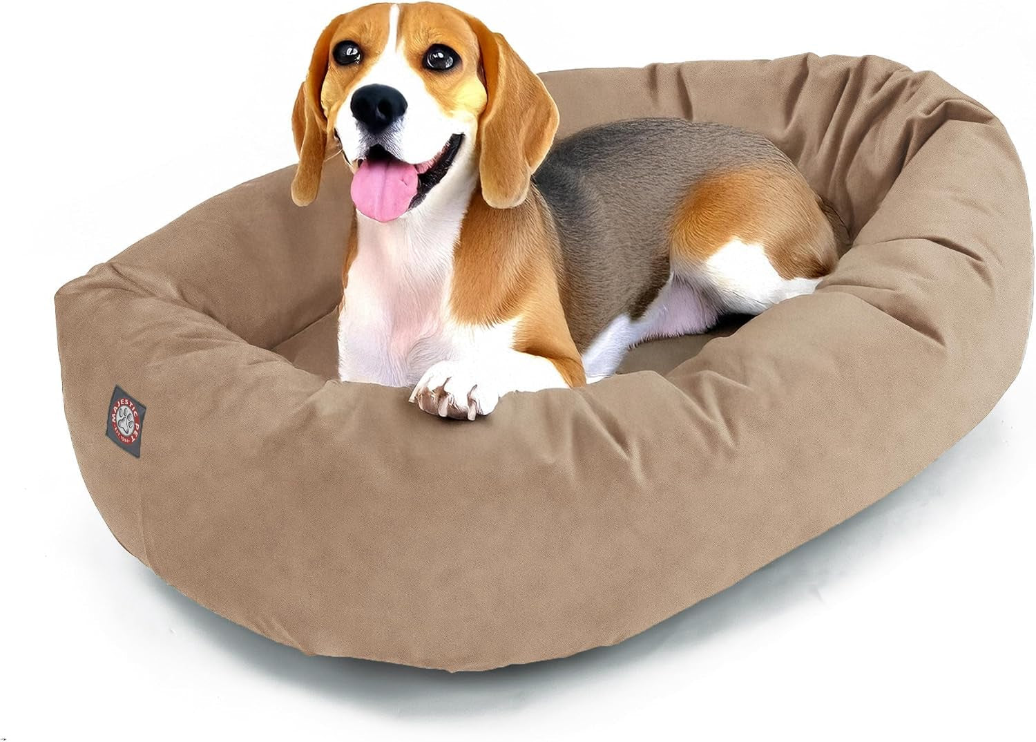 majestic-pet-32-inch-suede-calming-dog-bed-washable-cozy-soft-round-dog-bed-with-spine-support-for-dogs-to-rest-their-head-fluffy-donut-dog-bed-32x23x7-inch-round-pet-bed-medium-sage