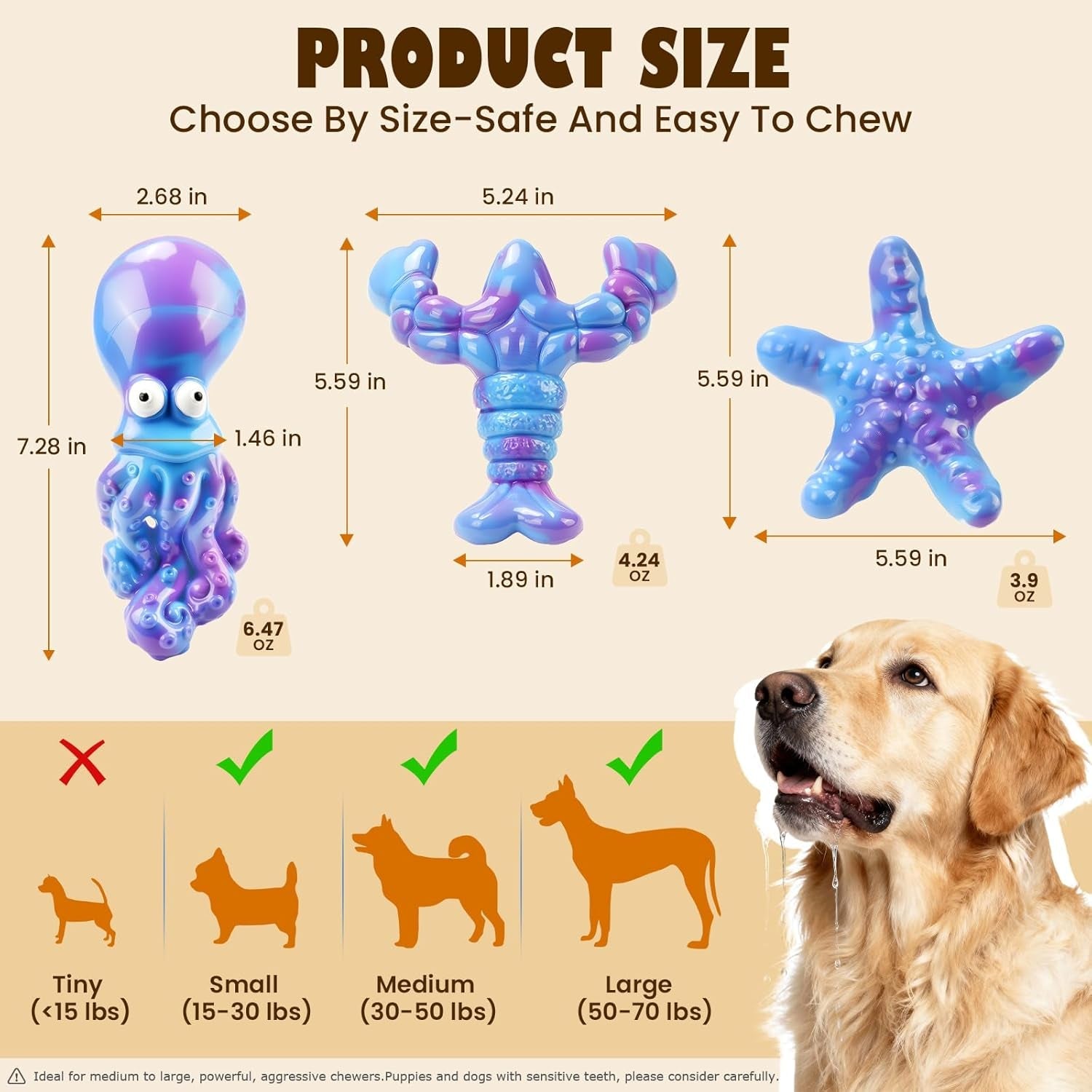 oceanbone-3-pack-rock-hard-nylon-dog-chew-toys-for-aggressive-chewers-indestructible-dog-toys-bacon-flavor-chew-bones-for-large-dogs-20-90-lbs-heavy-duty-long-lasting-keeps-dogs-busy-xl-ocean