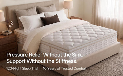 Full Size Mattress, 12 Inch Hybrid Full Mattress in a Box, Memory Foam & Individual Pocket Springs, Medium Firm, Motion Isolation, Ideal for All Sleep Positions, Certipur-Us Certified5