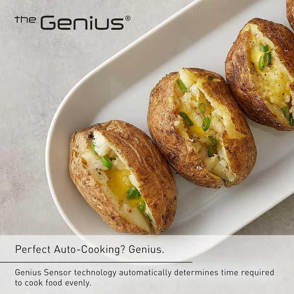 Panasonic Countertop Microwave Ovens, 0.9 Cu. Ft. 1000W, 15 Auto Cooking Presets, Inverter Technology for Even Cooking, with Genius Sensor Technology and Turbo Defrost- NN-SD47QSDAYH4
