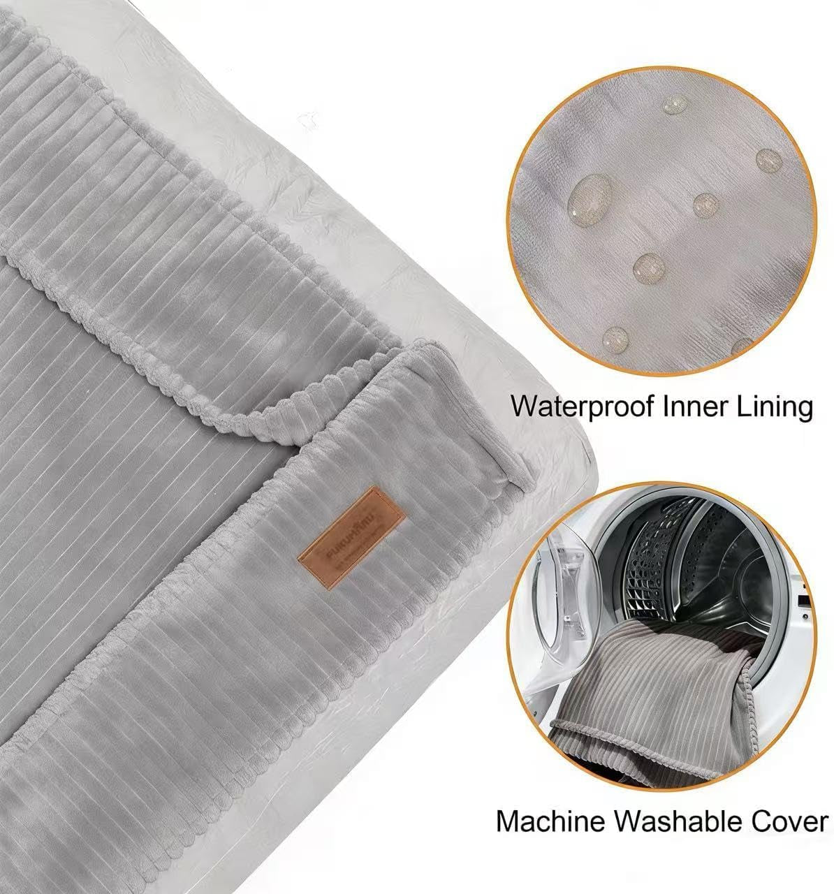 fukumaru-5-5-inch-thick-dog-bed-mat-washable-cat-bed-with-waterproof-lining-orthopedic-dog-beds-for-senior-dogs-cozy-flat-dog-kennel-bed-for-crate-non-slip-pet-pillow-bed-grey