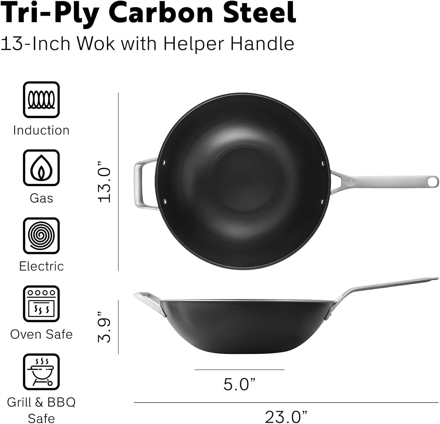 13-inch-tri-ply-carbon-steel-wok-pan-naturally-nonstick-nitrided-carbon-steel-lightweight-non-toxic-cookware-no-coatings-induction-wok-oven-outdoor-grill-cooking
