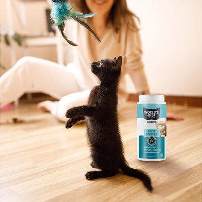 World'S Best Cat Litter, Boosters Poop Fighter Additive, 18 Oz Canister5