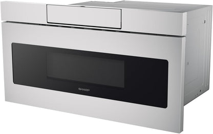 SMD3070ASY Microwave Drawer Oven, 30-Inch, 1.2 Cubic Feet, 950 Watt, Concealed Angled Touch Control Panel with Digital LCD Display, Stainless Steel | 950 Watt, Concealed Angled Touch Control Panel, Digital LCD Display, Stainless Steel2