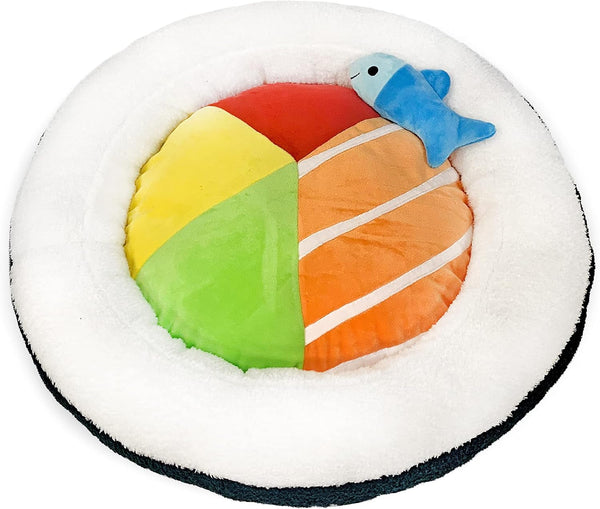 TONBO Soft Plush Small Cute and Cozy Nature Dog Cat Bed, Washer and Dryer Friendly (Sunflower)21
