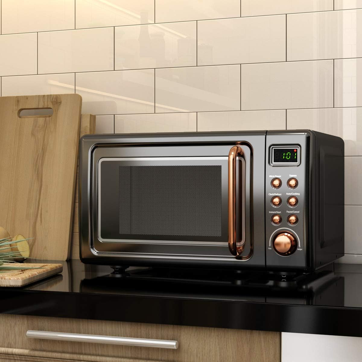 retro-microwave-0-7cu-ft-700-watt-countertop-microwave-5-micro-power-defrost-auto-cooking-function-led-display-child-lock-small-microwave-for-kitchen-rv-dorm-golden
