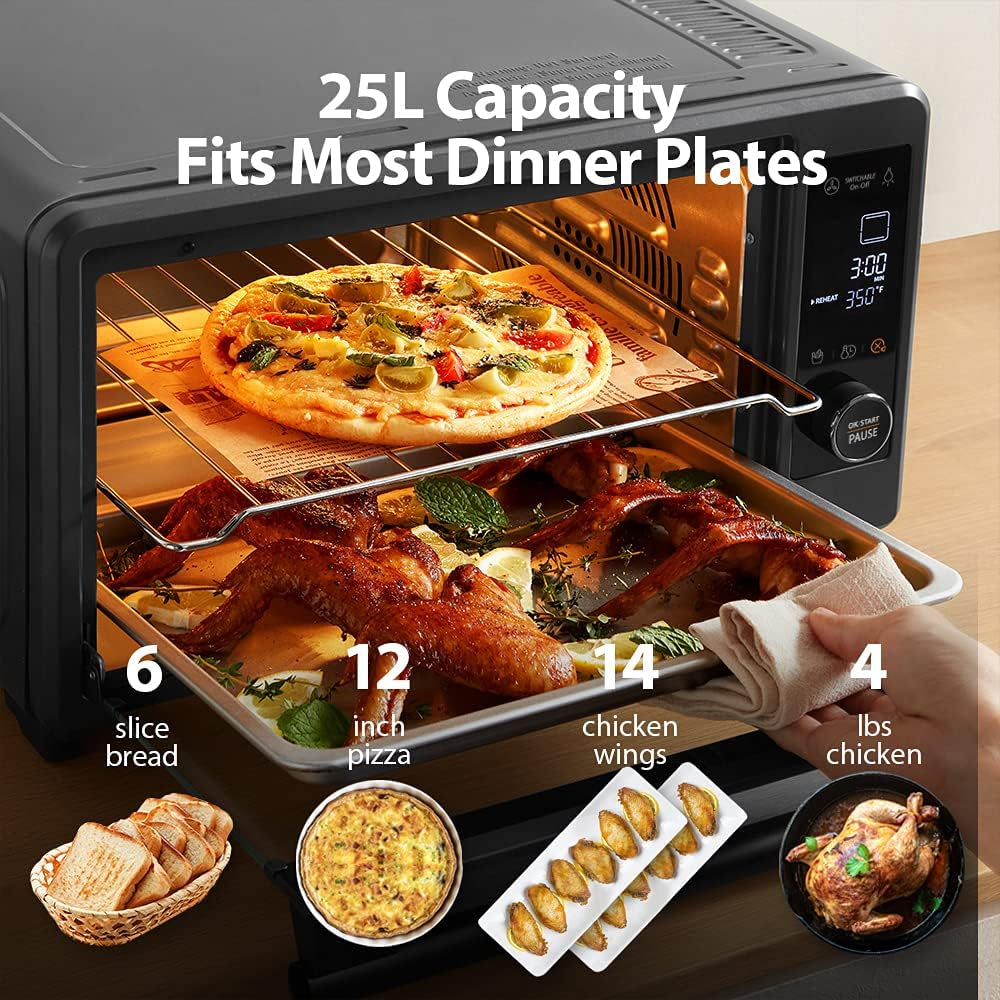 tl2-ac25czagr-air-fryer-toaster-oven-6-in-1-digital-convection-oven-for-9-cooking-presets-6-slice-bread-12-inch-pizza-1750w-charcoal-grey