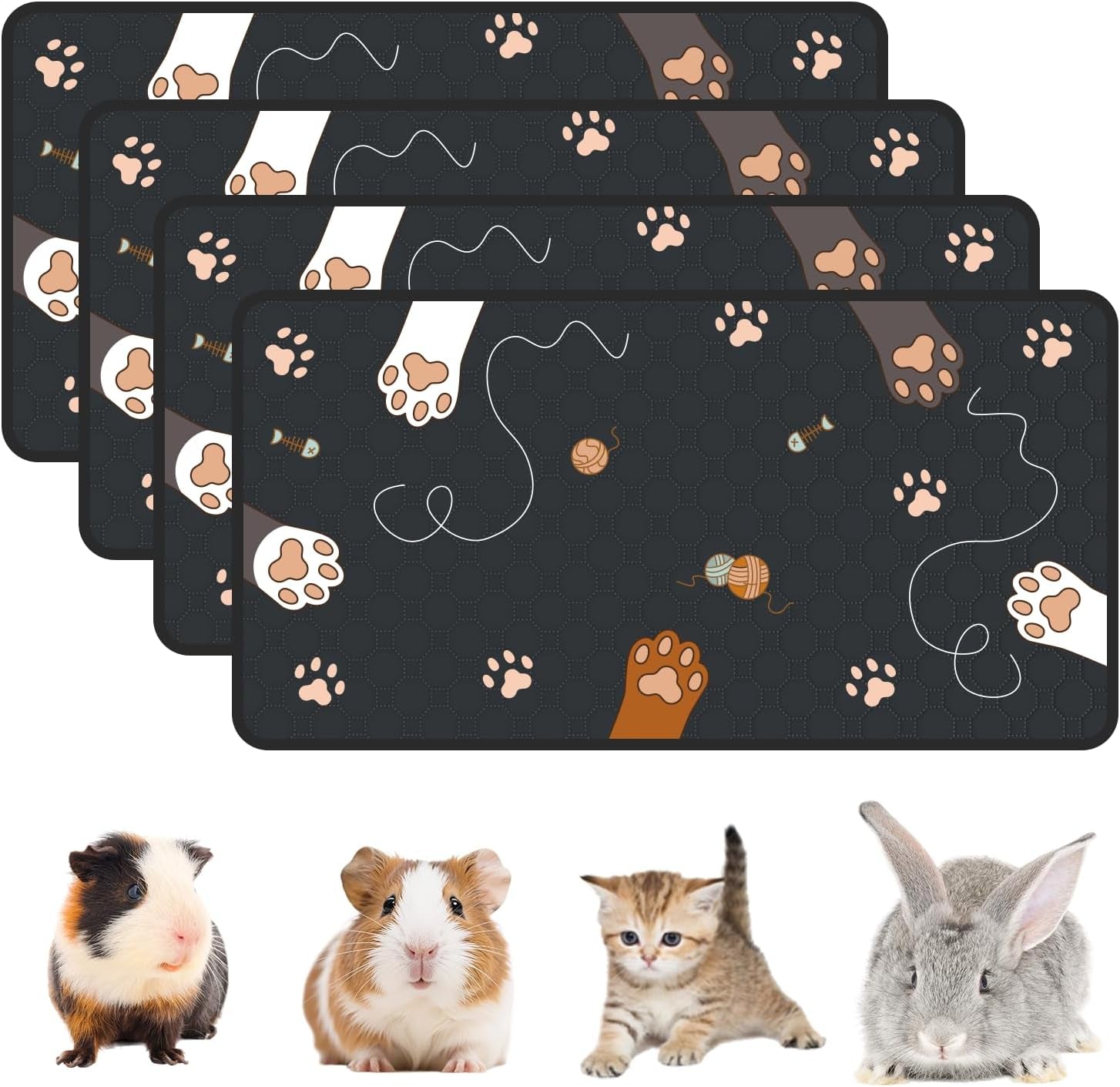 2-pack-guinea-pig-cage-liner-24-x-47-reusable-guinea-pig-bedding-washable-absorbent-pee-pads-for-dogs-rabbit-chinchilla-hamster-leakproof-anti-slip